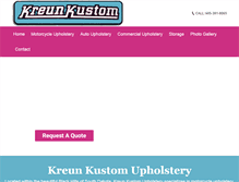 Tablet Screenshot of kreunkustom.com